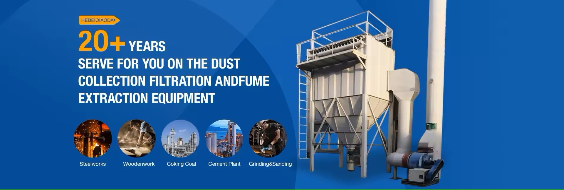 qualità Sistema di raccolta delle polveri industriali fabbrica