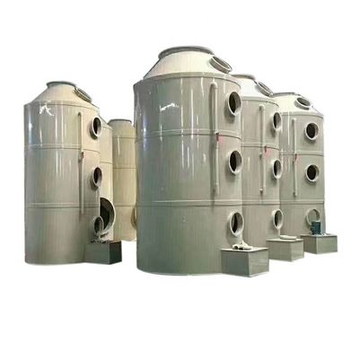 Apparecchiature per il trattamento dei gas di scarico industriali Desolforizzazione Pp Acid Mist Spray Absorbente Scrubber Spray Tower