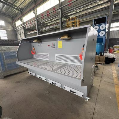 Laboratorio industriale Taglio Macinatura Collettore di polvere a discesa Tavolo di levigatura lucidatura a discesa Banchetta di lavoro