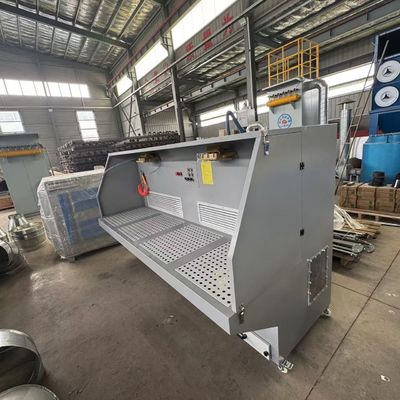 Tavolo a discesa per raccolta di polveri di rettifica industriale con piattaforma di rimozione di polvere per lucidatura di metalli a motore