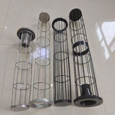 Rivestimento di silicio organico Epoxy Industrial Dust Collector Filter Cage Baghouse Filter Cages