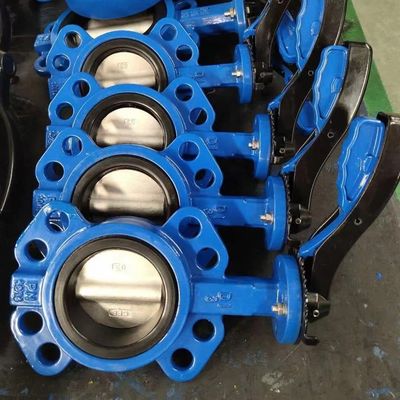 DN100 Valvola a farfalla in acciaio inossidabile PTFE e vinile con pinza resistente