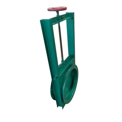 Personalizzazione Valvola di cancello Acciaio fuso Scarico Slurry manuale Valvola di cancello coltello
