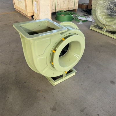 Ventilatore centrifugo in FRP 18.5KW Ventilatore di rimozione della polvere per motori Siemens 1000-15000 M3/H
