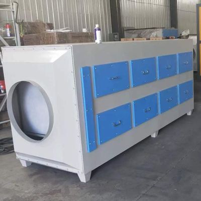 Casella di assorbimento del carbonio attivo industriale efficiente per il trattamento dei gas di scarico / piccola camera di assorbimento del carbonio attivo