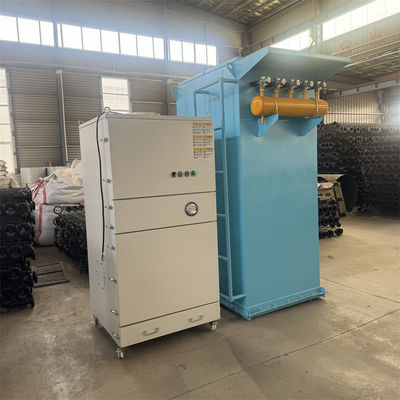 Collettore di polveri a cartuccia di filtro industriale mobile con braccio per la macinatura e la frantumazione