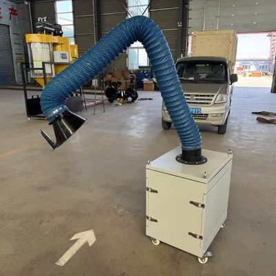 Collettore di polveri industriali Estrattore di fumo portatile per saldatura con braccio di aspirazione